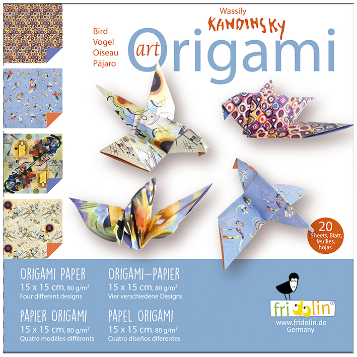 Art Origami, Vasilij Kandinsky, Fugle, Sværhedsgrad: Easy