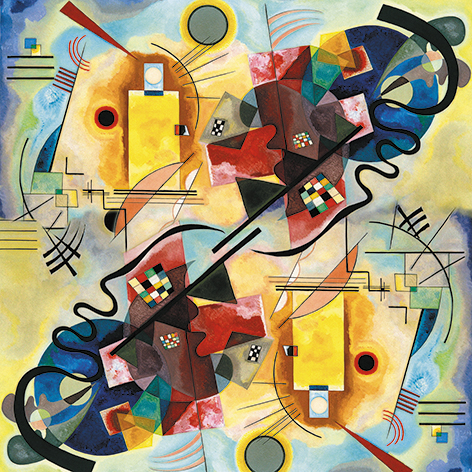 Art Origami, Vasilij Kandinsky, Fugle, Sværhedsgrad: Easy - 7