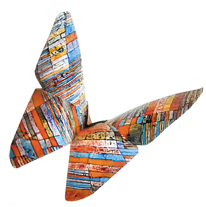 Art Origami, Paul Klee, Sommerfugle, Sværhedsgrad: Easy - 5