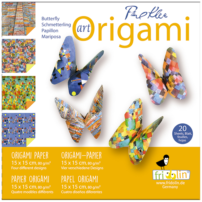 Art Origami, Paul Klee, Sommerfugle, Sværhedsgrad: Easy
