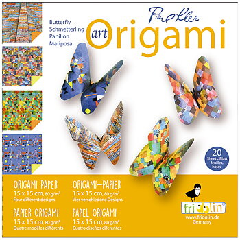 Art Origami, Paul Klee, Fjärilar Svårighetsgrad: Easy
