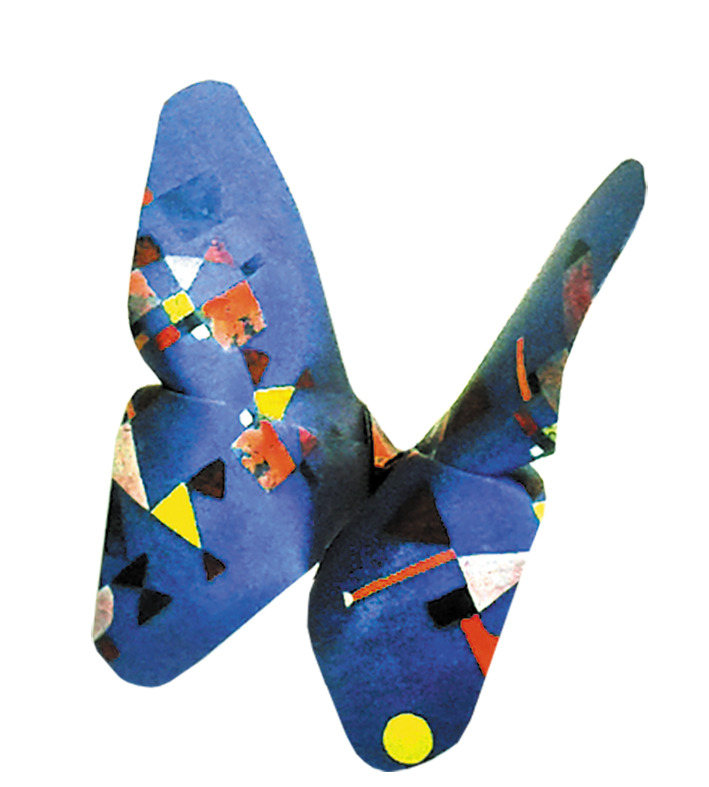 Art Origami, Paul Klee, Sommerfugle, Sværhedsgrad: Easy - 4