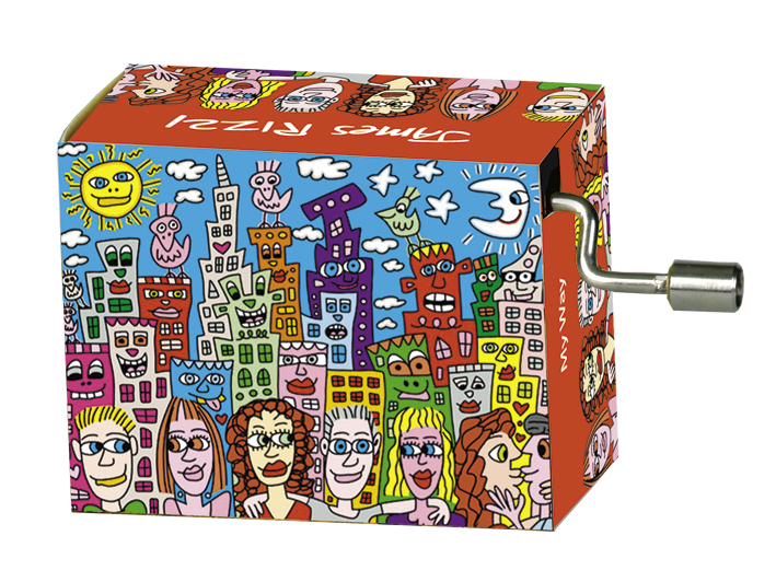 Spilledåse, Summer in the City/My Way, James Rizzi TEMA-produkt