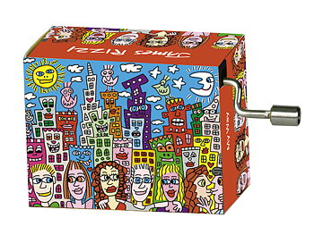 Spilledåse, Summer in the City/My Way, James Rizzi TEMA-produkt