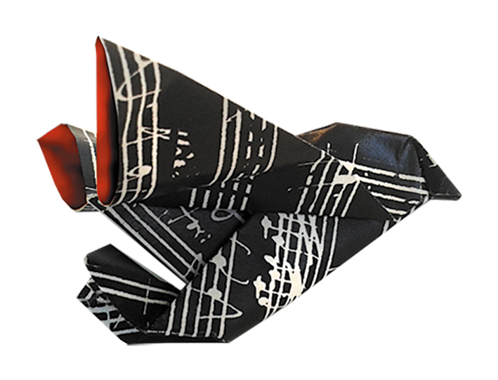 Art Origami, Music Notes, Sparrow, Sværhedsgrad: Normal - 5