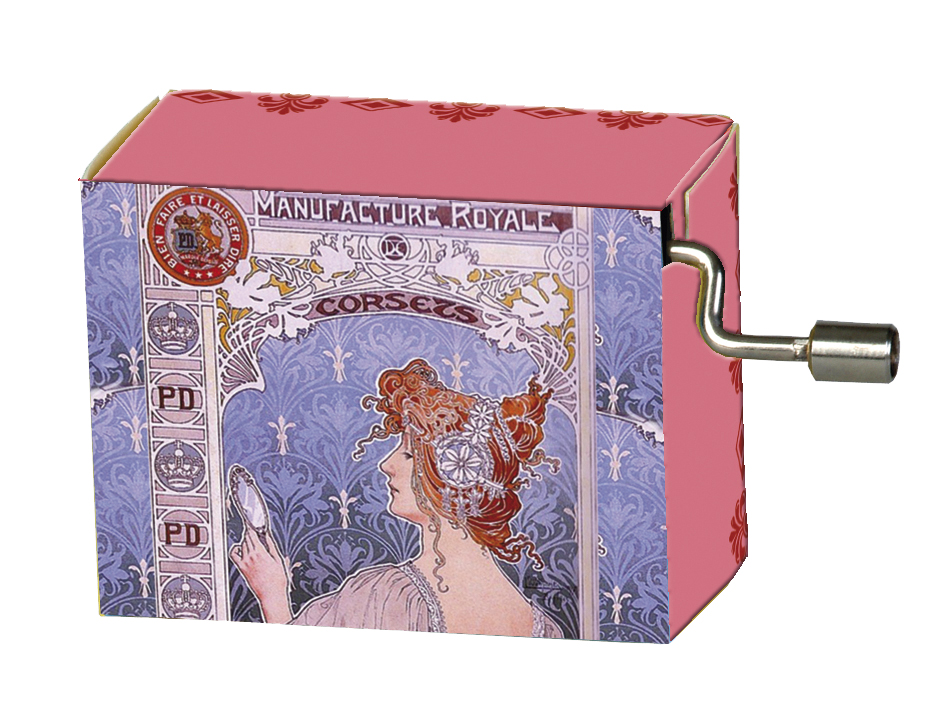 Spilledåse, Jugendstil lilla/La vie en rose TEMA-produkt