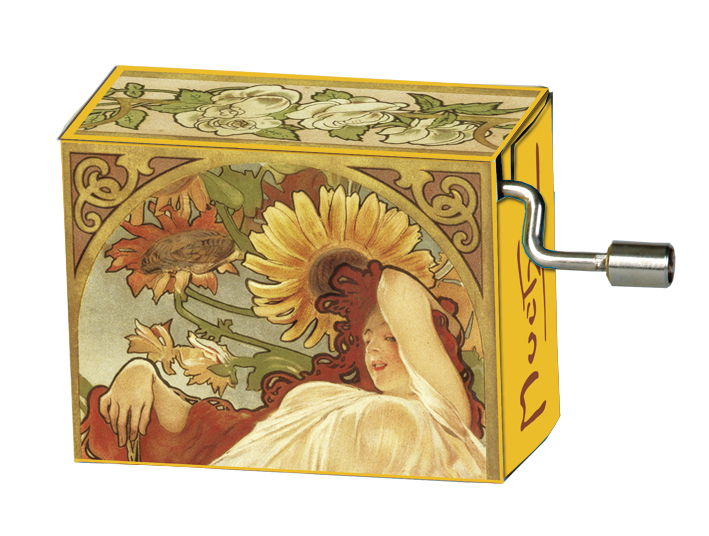 Spilledåse, Sommer 1897/De Fire årstider, Alfons Mucha TEMA-produkt