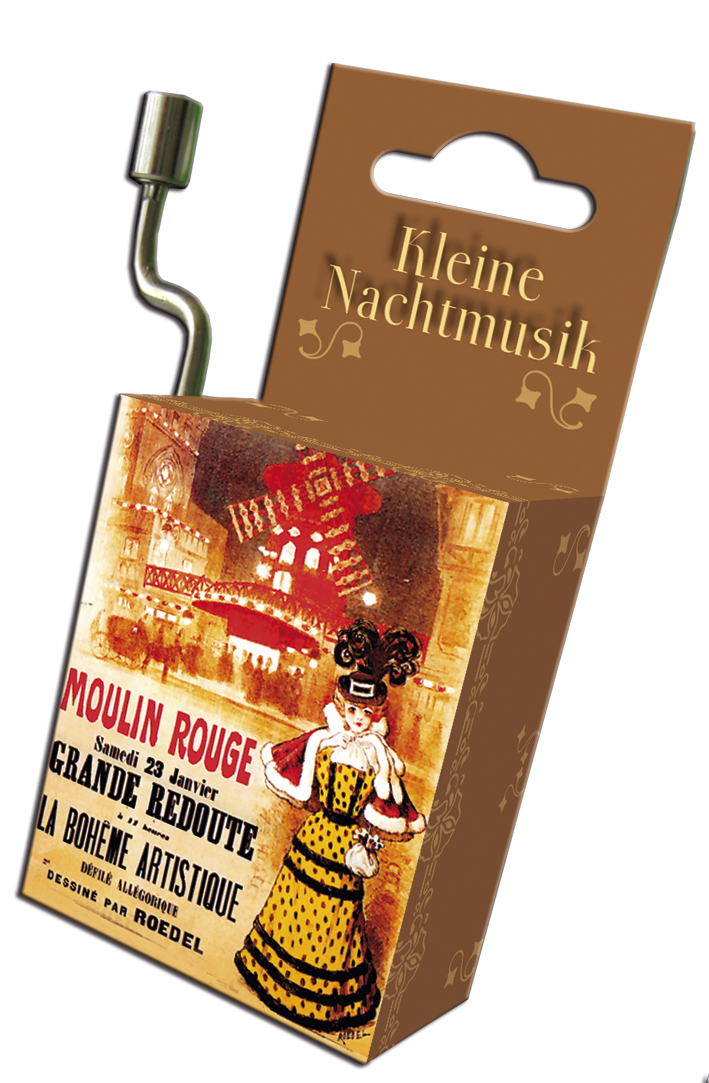 Spilledåse, Moulin rogue/Kleine Nachtmusik TEMA-produkt