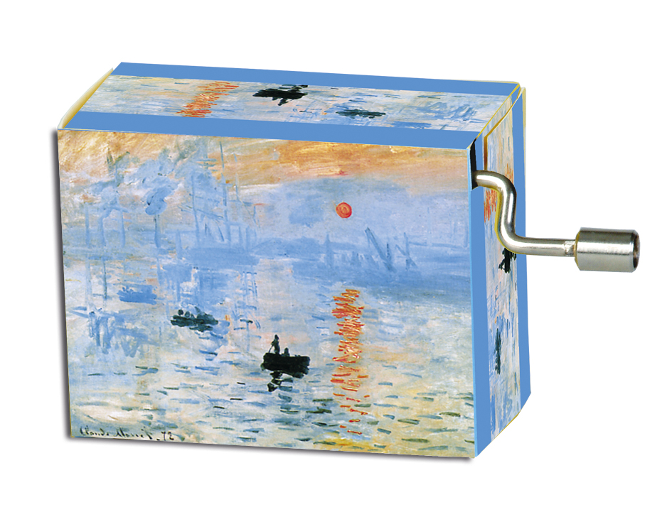 Spilledåse, Solopgang/Für Elise, Claude Monet TEMA-produkt