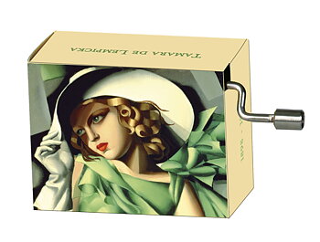 Spilledåse, Tamara de Lempicka, Ung dame med handsker/La vie en Rose TEMA-produkt