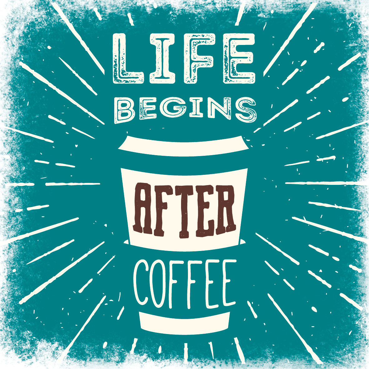 Marmorplatta, Life Begins After Coffee
