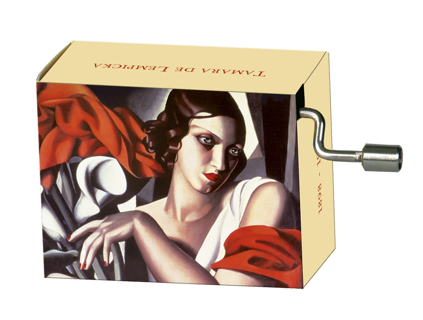 Speldosa, Tamara de Lempicka, Porträtt av Ira P/Für Elise, TEMA-produkt