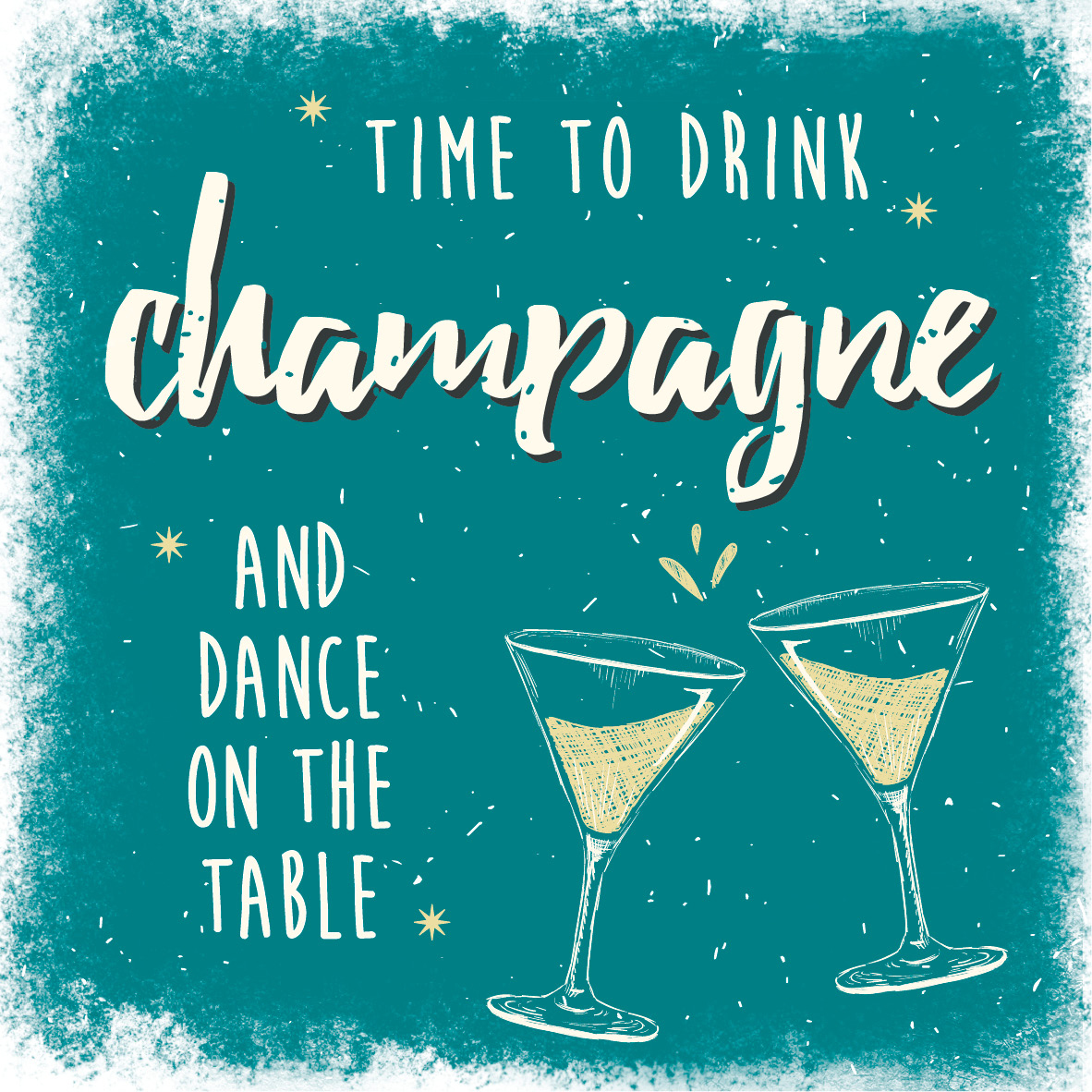 Marmorplatta, Time to drink Champagne…