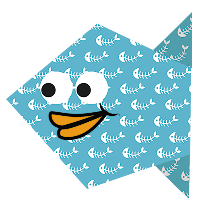 Kids Origami, Fisk - 2