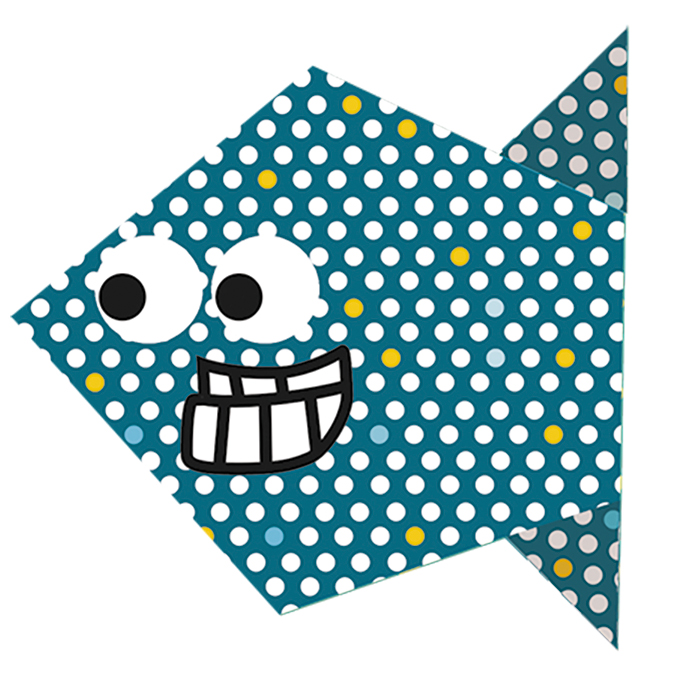 Kids Origami, Fisk - 5