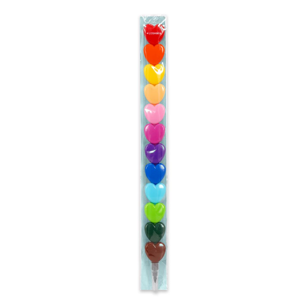 Stackable Crayons (12 stk.), Dream in colour, Heart - 4