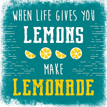 Marmorplatta, When life gives you Lemons…