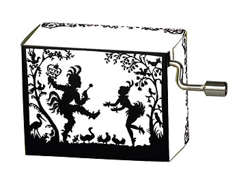Spilledåse, Lotte Reiniger, Papageno og Papagena/Mozart, Tryllefløjten