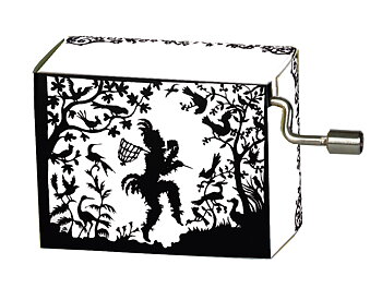 Spilledåse, Lotte Reiniger, Papageno/Mozart, Tryllefløjten