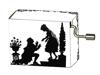 Spilledåse, Lotte Reiniger, Contessa/Mozart, Kleine Nachtmusik