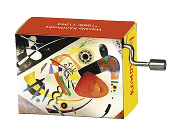 Spilledåse, Vasilij Kandinsky, Rød plet II/Beethoven, Für Elise TEMA-produkt