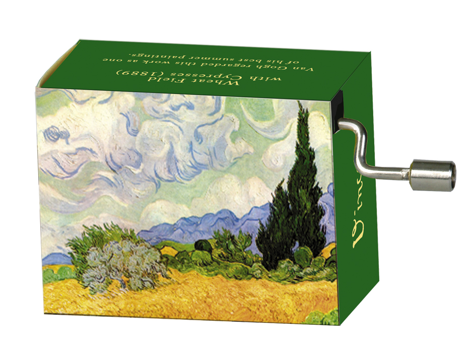 Spilledåse, Vincent van Gogh, Cypresser/Vivaldi, Foråret (Spring), TEMA-produkt