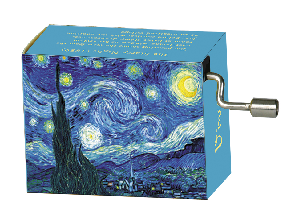 Spilledåse, Vincent van Gogh, Stjernenat/Tjajkovskij, Blomstervalsen TEMA-produkt