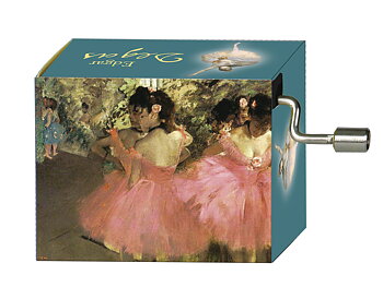 Spilledåse, Edgar Degas, Danserinder, rosa/Vivaldi, Foråret (Spring), TEMA-produkt