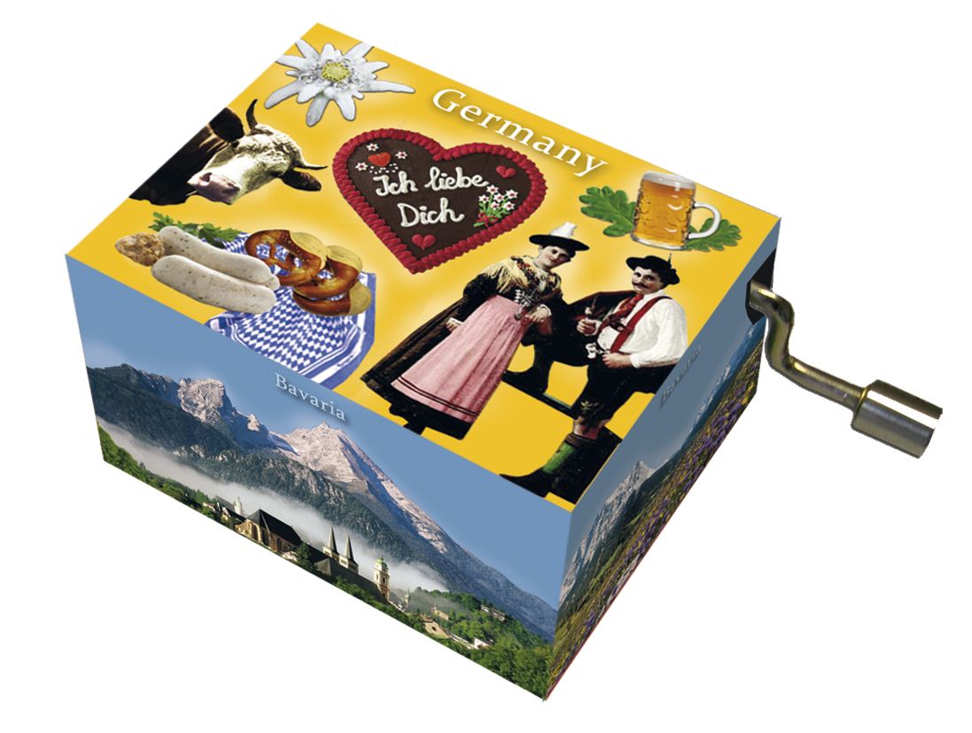 Speldosa, Bayern/Edelweiss, TEMA-produkt
