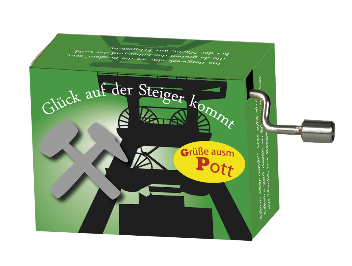Speldosa, Grön, Steigerlied/Miners Song, Pott, TEMA-produkt