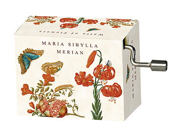 Speldosa, Fjärilar och Granatäpple/Blomstervals, Maria Sibylla Merian