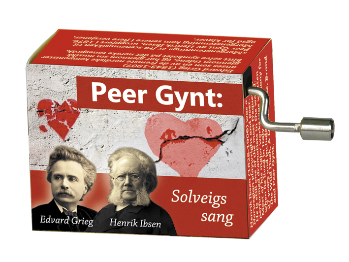 Spilledåse, Edvard Grieg/Solveigs sang TEMA-produkt
