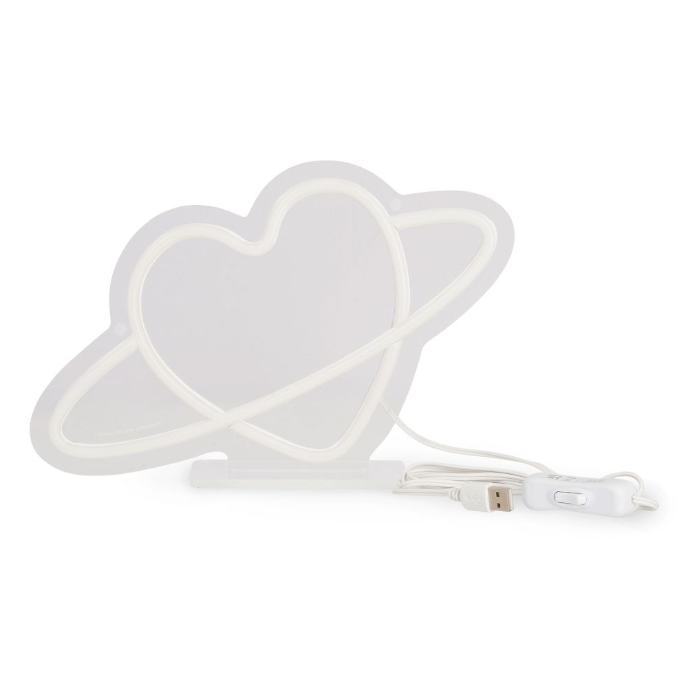 It's a sign, LED-lampa med neon-effekt, Planet Heart - 8