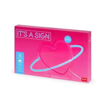 It's a sign, LED-lampa med neon-effekt, Planet Heart