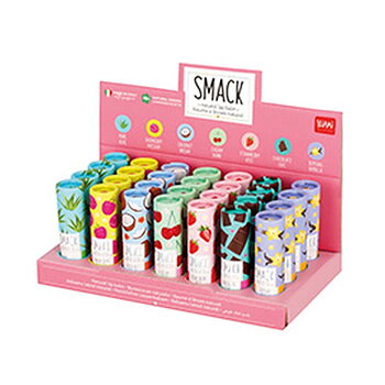 Tom display för Natural lip balm, Smack, läppbalsam/cerat
