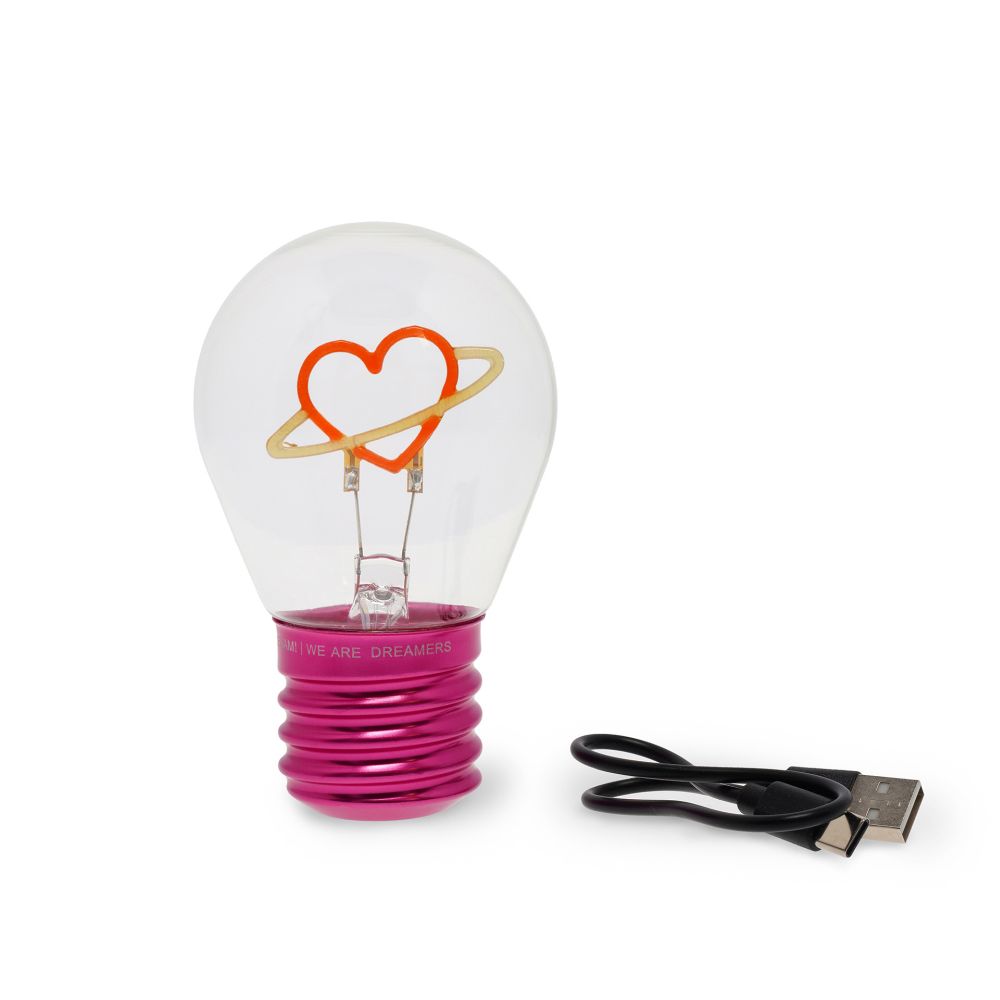 Bulb fiction, glödlampsformad bordslampa, Planet Heart - 2