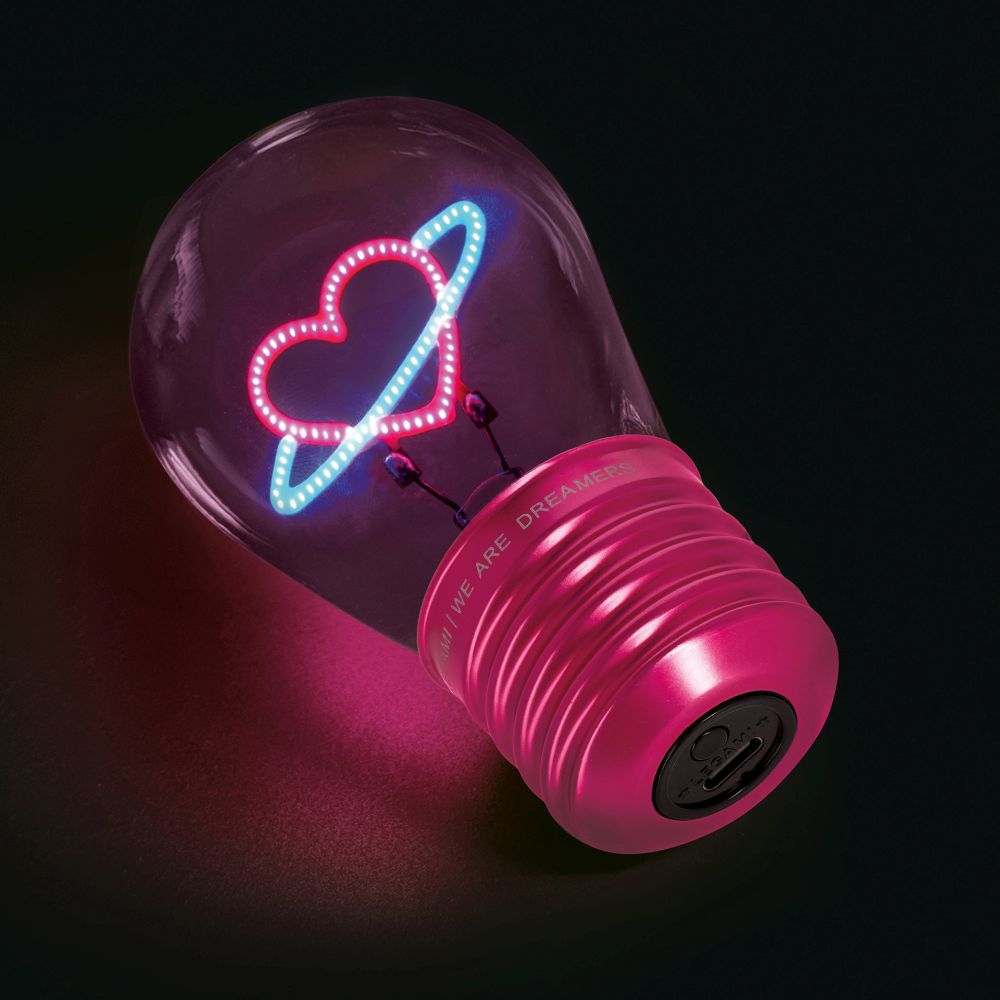 Bulb fiction, glödlampsformad bordslampa, Planet Heart - 4