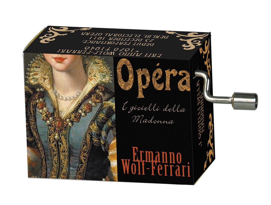 Spilledåse, Intermezzo/I gioielli della Madonna TEMA-produkt