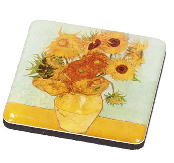 Magneter i ask, Solrosor, Vincent van Gogh, TEMA-produkt
