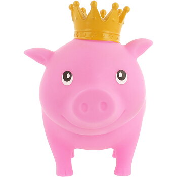 Spargris, Biggys, Rosa med krona "It´s a girl"