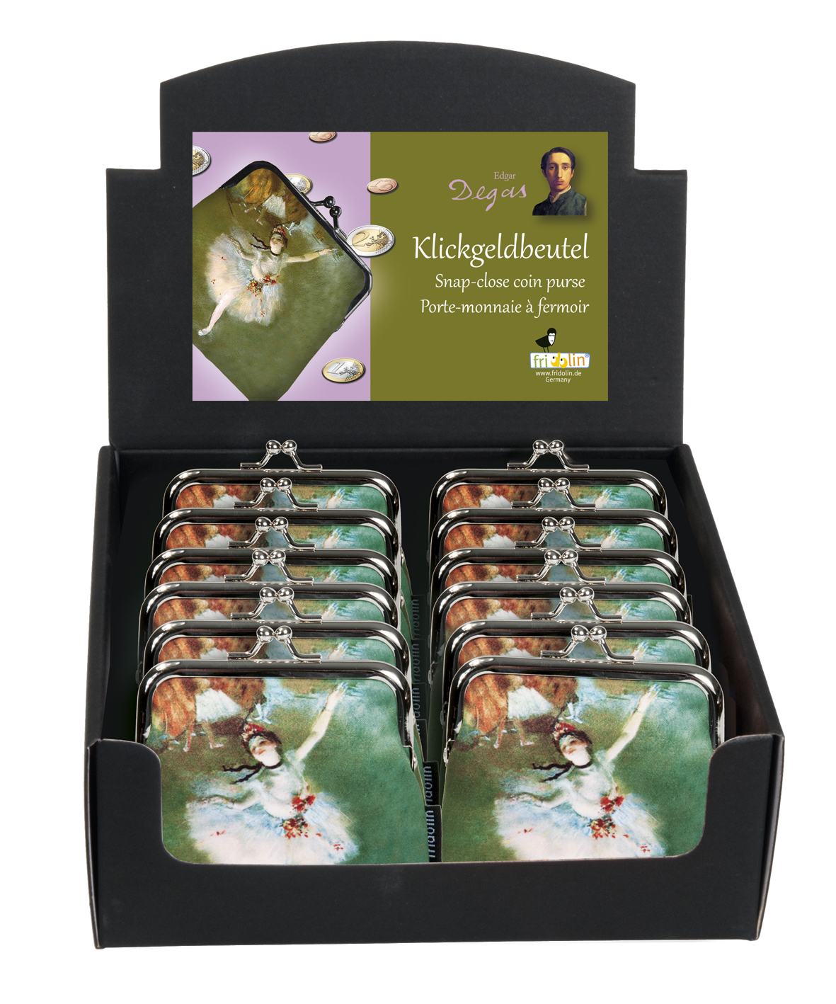 Punge, Edgar Degas, Borddisplay med 12 stk. TEMA-produkt