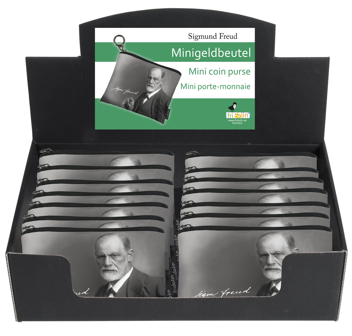 Mini-Punge, Sigmund Freud, Borddisplay med 24 stk. TEMA-produkt