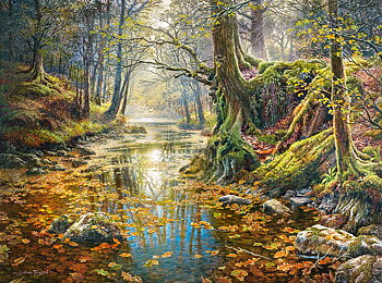 Reminiscence of the Autumn Forest, puslespil med 2000 brikker (C-200757)