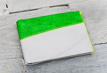 Plånbok av tyvek, Grå/Grön