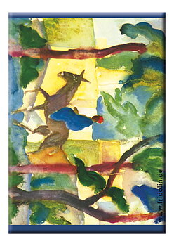 Magnet, Æselrytter, August Macke, TEMA-produkt