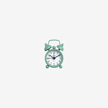Mini-väckarklocka, Mini Tick Tock, Vintage Green
