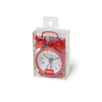 Mini-väckarklocka, Mini Tick Tock, Red