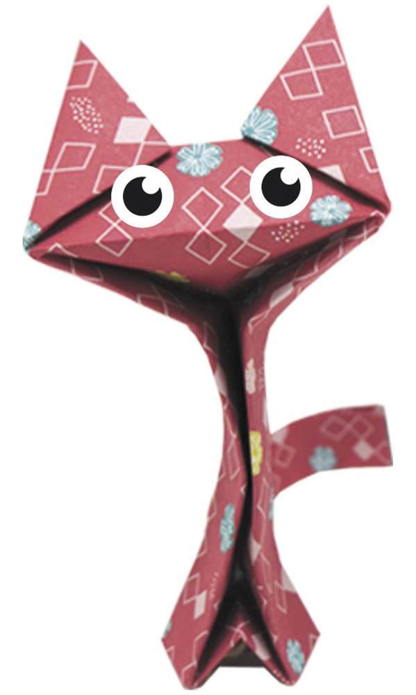 Funny Origami 15x15 cm, Katter, Svårighetsgrad: Hard - 2