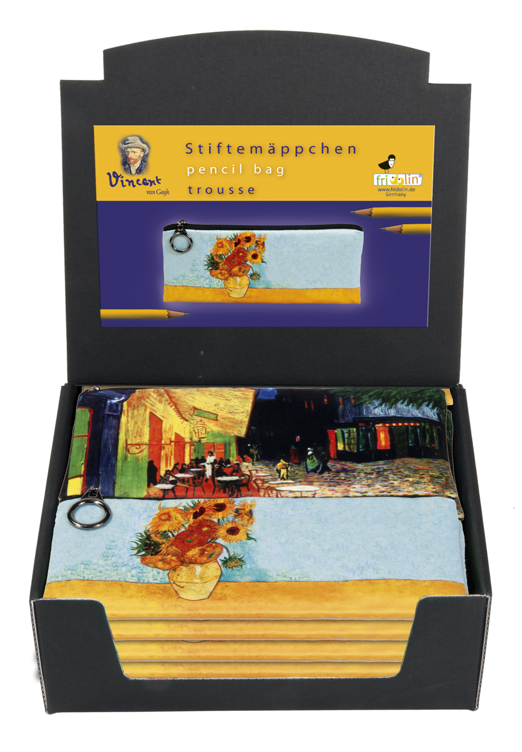 Pennfodral, Vincent van Gogh, Bordsdisplay med 20 st., TEMA-produkt