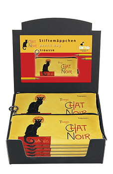 Penalhus, Chat Noir, Steinlen, Borddisplay med 20 stk. TEMA-produkt